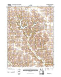 Montezuma Iowa Historical topographic map, 1:24000 scale, 7.5 X 7.5 Minute, Year 2013