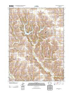 Montezuma Iowa Historical topographic map, 1:24000 scale, 7.5 X 7.5 Minute, Year 2013