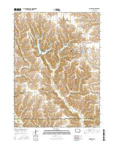 Montezuma Iowa Current topographic map, 1:24000 scale, 7.5 X 7.5 Minute, Year 2015