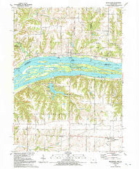 Montpelier Iowa Historical topographic map, 1:24000 scale, 7.5 X 7.5 Minute, Year 1991