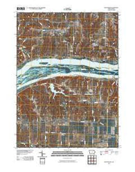 Montpelier Iowa Historical topographic map, 1:24000 scale, 7.5 X 7.5 Minute, Year 2010