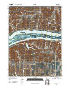Montpelier Iowa Historical topographic map, 1:24000 scale, 7.5 X 7.5 Minute, Year 2010
