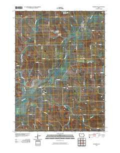 Moorhead Iowa Historical topographic map, 1:24000 scale, 7.5 X 7.5 Minute, Year 2010