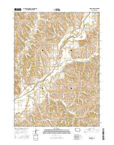 Moorhead Iowa Current topographic map, 1:24000 scale, 7.5 X 7.5 Minute, Year 2015