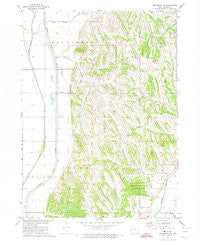 Moorhead NW Iowa Historical topographic map, 1:24000 scale, 7.5 X 7.5 Minute, Year 1971