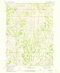 Moorhead SE Iowa Historical topographic map, 1:24000 scale, 7.5 X 7.5 Minute, Year 1971