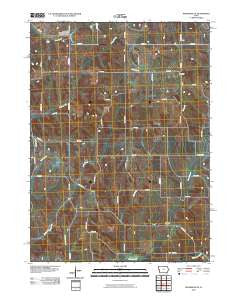 Moorhead SE Iowa Historical topographic map, 1:24000 scale, 7.5 X 7.5 Minute, Year 2010