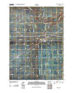Moorland Iowa Historical topographic map, 1:24000 scale, 7.5 X 7.5 Minute, Year 2010