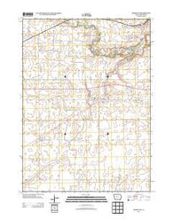 Moorland Iowa Historical topographic map, 1:24000 scale, 7.5 X 7.5 Minute, Year 2013