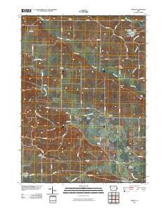 Morley Iowa Historical topographic map, 1:24000 scale, 7.5 X 7.5 Minute, Year 2010