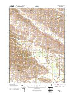 Morley Iowa Historical topographic map, 1:24000 scale, 7.5 X 7.5 Minute, Year 2013