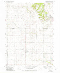 Morning Sun Iowa Historical topographic map, 1:24000 scale, 7.5 X 7.5 Minute, Year 1981