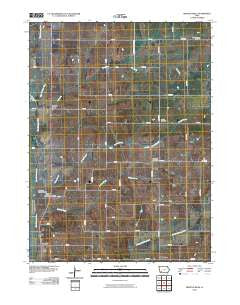 Morton Mills Iowa Historical topographic map, 1:24000 scale, 7.5 X 7.5 Minute, Year 2010