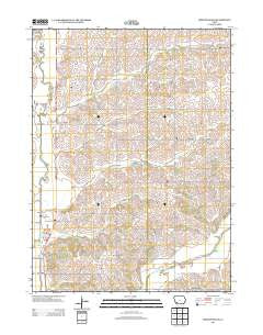 Morton Mills Iowa Historical topographic map, 1:24000 scale, 7.5 X 7.5 Minute, Year 2013