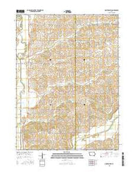 Morton Mills Iowa Current topographic map, 1:24000 scale, 7.5 X 7.5 Minute, Year 2015