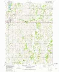 Mount Ayr Iowa Historical topographic map, 1:24000 scale, 7.5 X 7.5 Minute, Year 1981