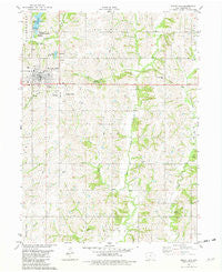 Mount Ayr Iowa Historical topographic map, 1:24000 scale, 7.5 X 7.5 Minute, Year 1981