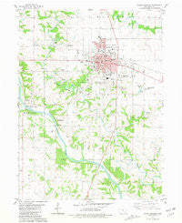 Mount Pleasant Iowa Historical topographic map, 1:24000 scale, 7.5 X 7.5 Minute, Year 1981