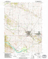 Mount Vernon Iowa Historical topographic map, 1:24000 scale, 7.5 X 7.5 Minute, Year 1993