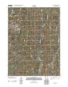 Mount Ayr Iowa Historical topographic map, 1:24000 scale, 7.5 X 7.5 Minute, Year 2013