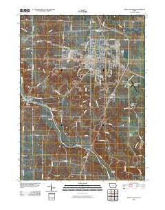 Mount Pleasant Iowa Historical topographic map, 1:24000 scale, 7.5 X 7.5 Minute, Year 2010