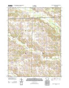 Mount Sterling Iowa Historical topographic map, 1:24000 scale, 7.5 X 7.5 Minute, Year 2013