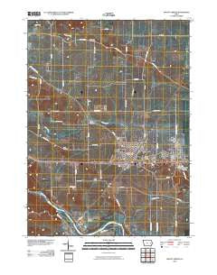 Mount Vernon Iowa Historical topographic map, 1:24000 scale, 7.5 X 7.5 Minute, Year 2010