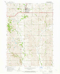 Moville Iowa Historical topographic map, 1:24000 scale, 7.5 X 7.5 Minute, Year 1964