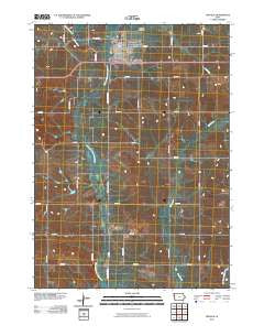 Moville Iowa Historical topographic map, 1:24000 scale, 7.5 X 7.5 Minute, Year 2010