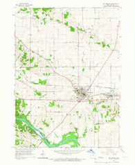 Mt Vernon Iowa Historical topographic map, 1:24000 scale, 7.5 X 7.5 Minute, Year 1965