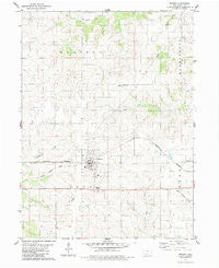 Murray Iowa Historical topographic map, 1:24000 scale, 7.5 X 7.5 Minute, Year 1983