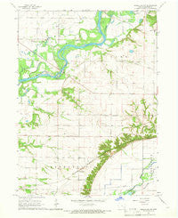 Muscatine NW Iowa Historical topographic map, 1:24000 scale, 7.5 X 7.5 Minute, Year 1965