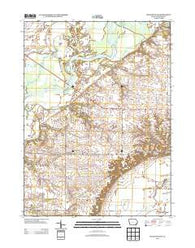 Muscatine NW Iowa Historical topographic map, 1:24000 scale, 7.5 X 7.5 Minute, Year 2013