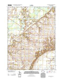 Muscatine NW Iowa Historical topographic map, 1:24000 scale, 7.5 X 7.5 Minute, Year 2013