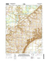Muscatine NW Iowa Current topographic map, 1:24000 scale, 7.5 X 7.5 Minute, Year 2015