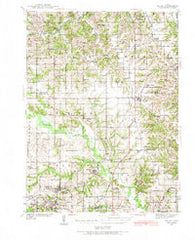Mystic Iowa Historical topographic map, 1:62500 scale, 15 X 15 Minute, Year 1939