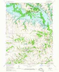Mystic Iowa Historical topographic map, 1:24000 scale, 7.5 X 7.5 Minute, Year 1966