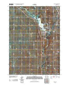 Nashua Iowa Historical topographic map, 1:24000 scale, 7.5 X 7.5 Minute, Year 2010