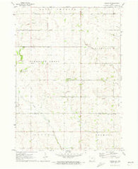 Nashua NW Iowa Historical topographic map, 1:24000 scale, 7.5 X 7.5 Minute, Year 1971