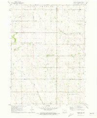 Nashua NW Iowa Historical topographic map, 1:24000 scale, 7.5 X 7.5 Minute, Year 1971