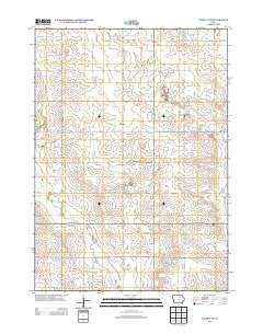 Nashua NW Iowa Historical topographic map, 1:24000 scale, 7.5 X 7.5 Minute, Year 2013