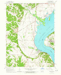 Nauvoo Illinois Historical topographic map, 1:24000 scale, 7.5 X 7.5 Minute, Year 1964