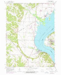 Nauvoo Illinois Historical topographic map, 1:24000 scale, 7.5 X 7.5 Minute, Year 1964