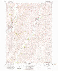 Neola Iowa Historical topographic map, 1:24000 scale, 7.5 X 7.5 Minute, Year 1956