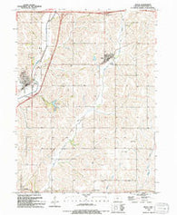 Neola Iowa Historical topographic map, 1:24000 scale, 7.5 X 7.5 Minute, Year 1994