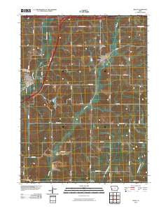 Neola Iowa Historical topographic map, 1:24000 scale, 7.5 X 7.5 Minute, Year 2010