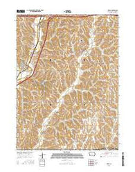 Neola Iowa Current topographic map, 1:24000 scale, 7.5 X 7.5 Minute, Year 2015