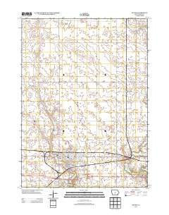 Nevada Iowa Historical topographic map, 1:24000 scale, 7.5 X 7.5 Minute, Year 2013