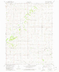 Nevinville Iowa Historical topographic map, 1:24000 scale, 7.5 X 7.5 Minute, Year 1980