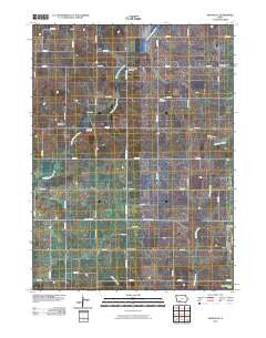 Nevinville Iowa Historical topographic map, 1:24000 scale, 7.5 X 7.5 Minute, Year 2010